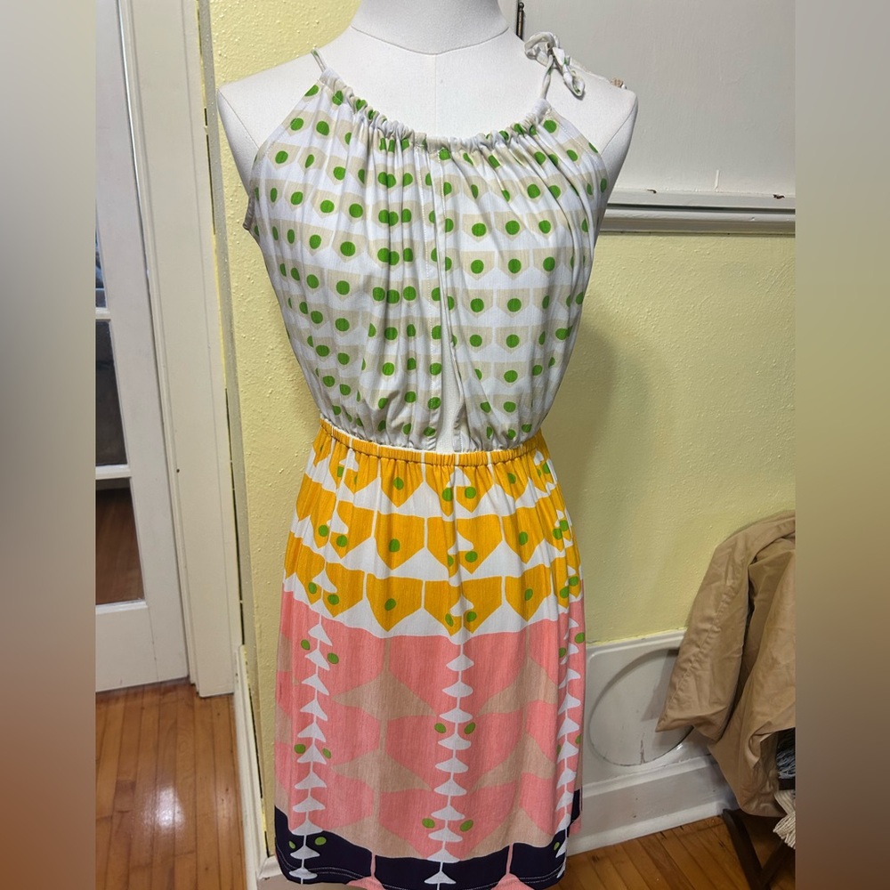 Tigerlily White and Green Dress